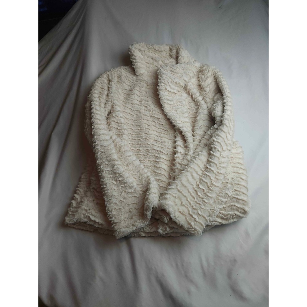 Patagonia Los Gatos‎ Fleece Jacket Womens Medium Cream White Full Zip